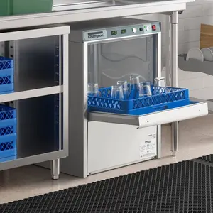 Champion UH-130B High-Temperature Undercounter Dishwasher - 208/240V, Multi-Phase, 6 kW