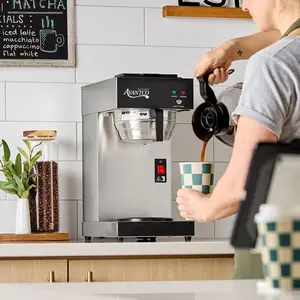Avantco CMA1B Automatic Coffee Maker with Lower Decanter Warmer - 120V, 1,650W