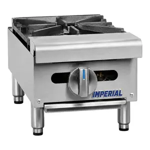 Imperial Range IHPA-1-12 12" Natural Gas Countertop Hot Plate - 32,000 BTU