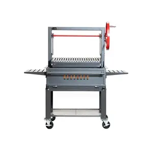 Sunterra Outdoor 36" Santa Maria BBQ Grill with Cart
