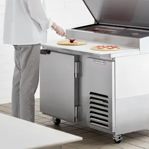 Beverage-Air DP46HC 46" 1 Door Refrigerated Pizza Prep Table